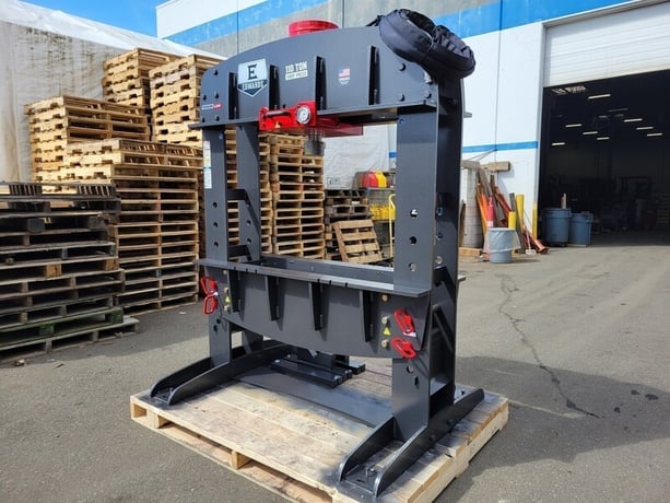 110 Ton, Edwards, shop press, 12.25" stroke, 4" cylinder, 37-7/16" x 48" bed, 2022 - Image 3