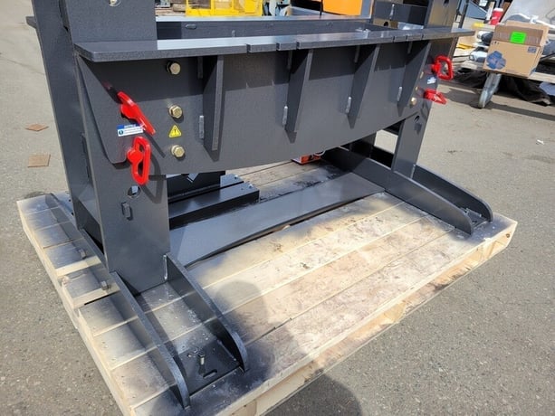 110 Ton, Edwards, shop press, 12.25" stroke, 4" cylinder, 37-7/16" x 48" bed, 2022 - Image 9