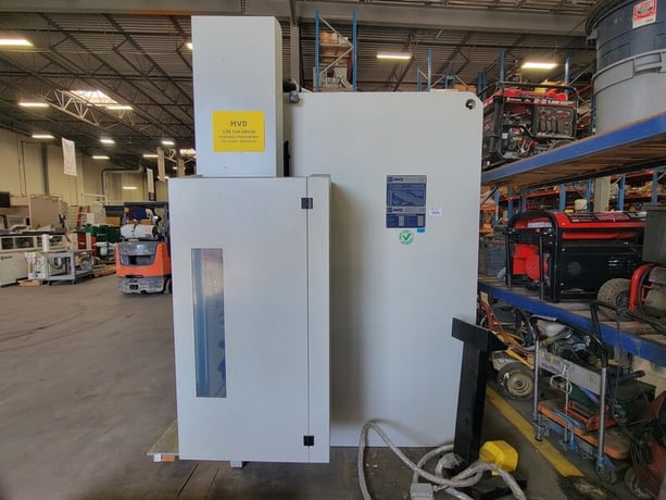 135 Ton, MVD iBend #A135-3100, CNC hydraulic press brake, 10' overall, 102.36" between housing, 8.27" stroke - Image 8