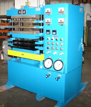 75 Ton, Wabash, 24" x 18", multiple daylight, 3 hot/3 cold, self-cntnd, 12" stroke, #1333 - Image 1