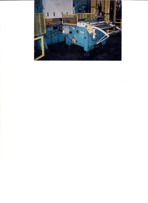 36" x .105" Dallas, 12" stroke, power entry rolls, adj. base cabinet - Image 2