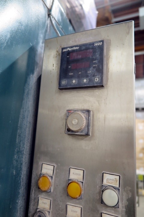48" width x 72" H x 48" L Grieve, gas fired walk-in oven with solvent rating, 500°F - Image 3
