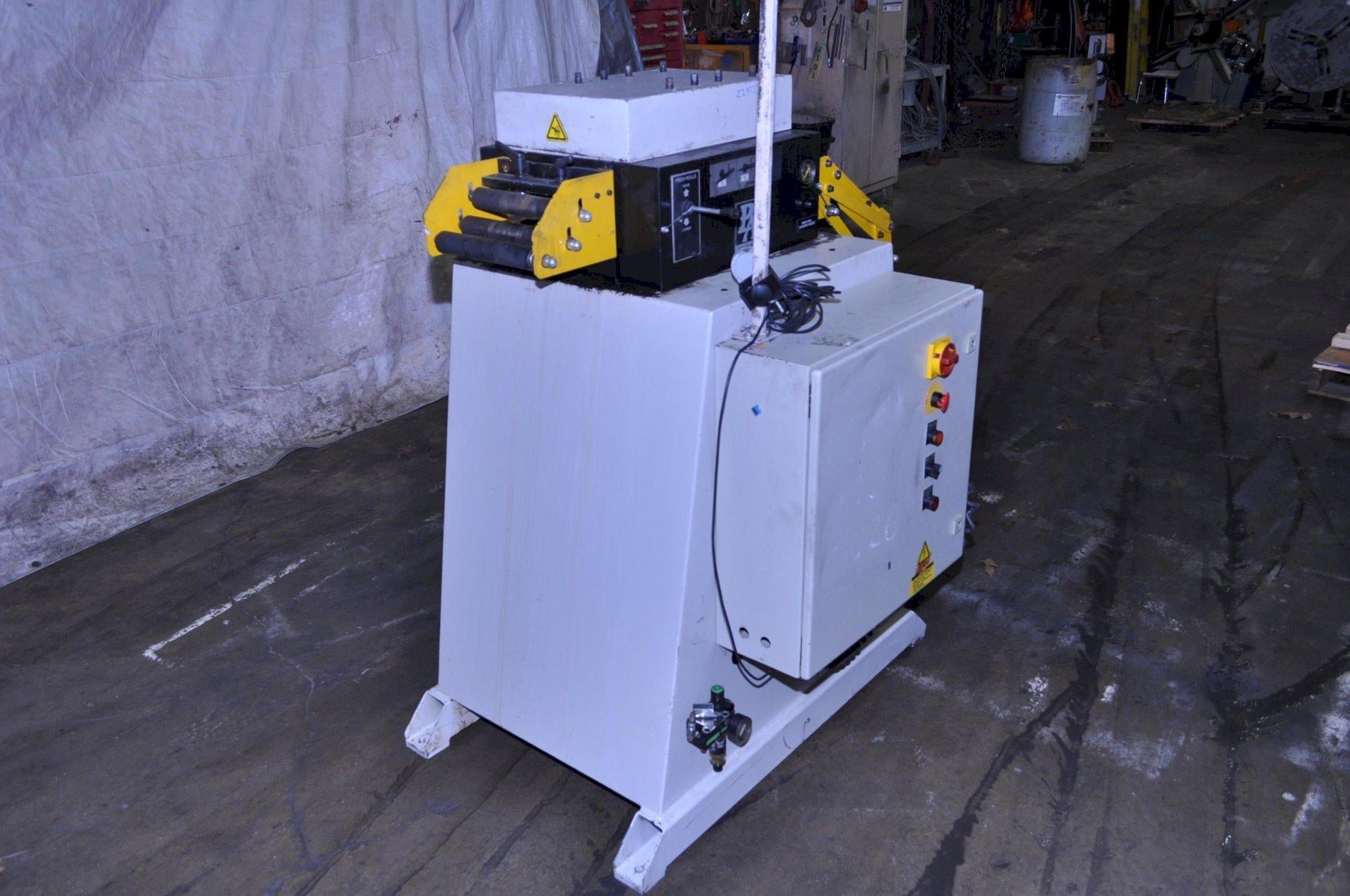 8" x .135" PA Industrial, straightener, 7 roll straightener, entry & exit pinch rolls, air lift, jogging - Image 2