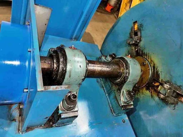 6000 lb. Minster / CHS #R40-12, uncoiler, 12" width, 60" O.D., 20"-25" ID, hydraulic expansion, 3-leaf - Image 4