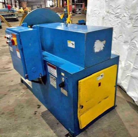 6000 lb. Minster / CHS #R40-12, uncoiler, 12" width, 60" O.D., 20"-25" ID, hydraulic expansion, 3-leaf - Image 7