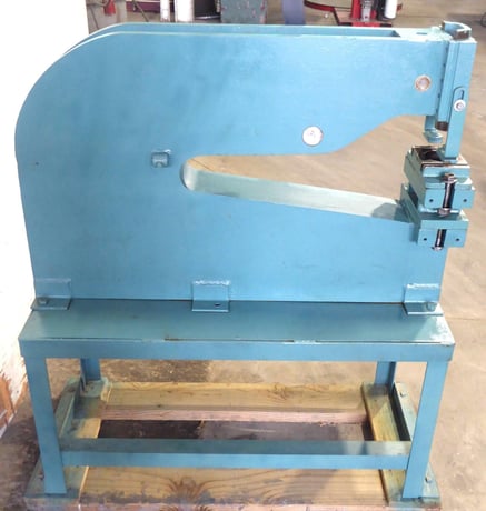 8 Ton, Whitney Jensen #34, lever press/punch, 24" throat - Image 4