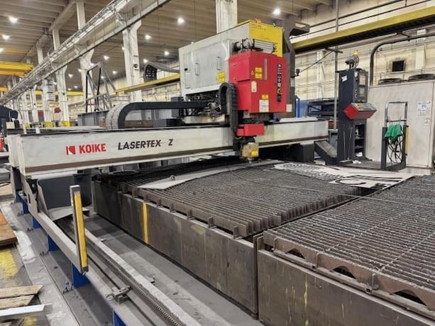 Koike #LT-3540Z, Co2 plate laser, (2) 4000 watt resonators, 2007 - Image 8