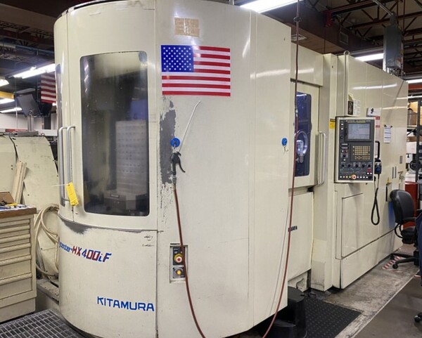 Kitamura #MyCenter-HX400iF, CNC horizontal machining center, Fanuc 16iMB, 28.9" X, 24" Y, 24" Z, 13000 RPM - Image 1