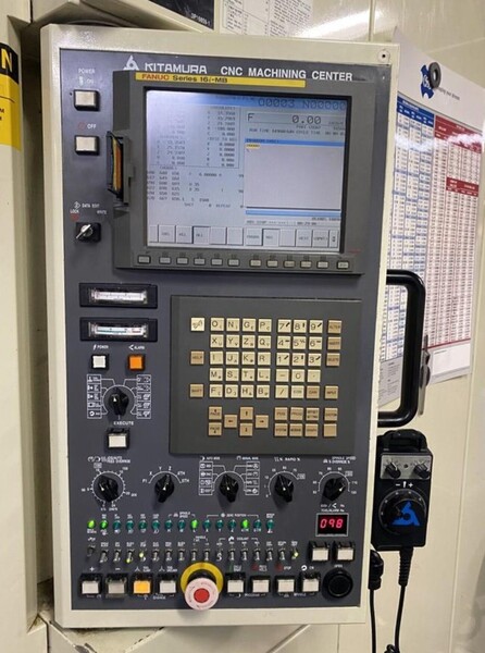 Kitamura #MyCenter-HX400iF, CNC horizontal machining center, Fanuc 16iMB, 28.9" X, 24" Y, 24" Z, 13000 RPM - Image 2
