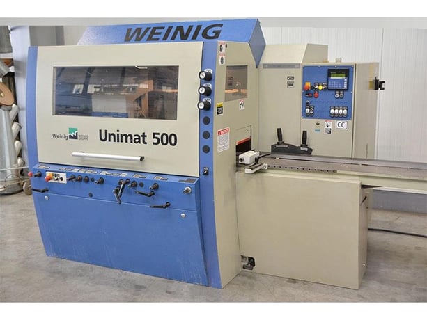 Weinig #Unimat-500, feed through moulder, 5-heads, 9-1/16" x 4-3/4" capacity, 1-9/16" spindle diameter, 2006 - Image 3