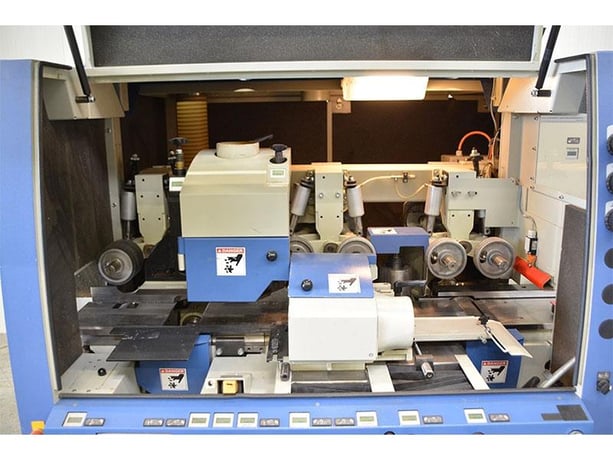 Weinig #Unimat-500, feed through moulder, 5-heads, 9-1/16" x 4-3/4" capacity, 1-9/16" spindle diameter, 2006 - Image 8