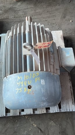 75 HP 1780 RPM Delco, Frame 444U, TEFC, 1.0 service factor - Image 3