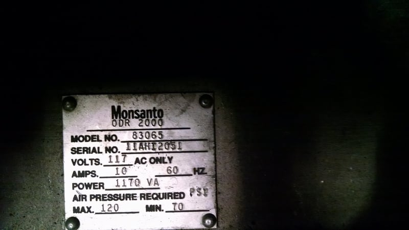 Rheometer, Monsanto #ODR2000, oscillating disc rheometer, TechPro Compugraph version 6.60 software included - Image 2