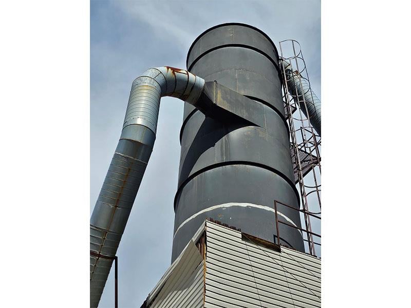 16700 cfm MacDonald Steel #26-PTFU, baghouse dust collector, 1780 sq.ft., 85 bags, 8" diameter x 120" long - Image 2
