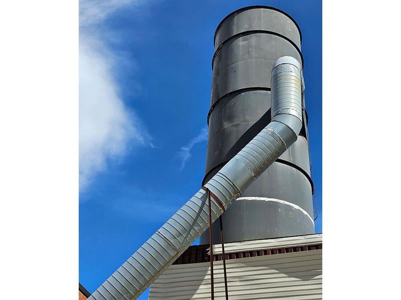 16700 cfm MacDonald Steel #26-PTFU, baghouse dust collector, 1780 sq.ft., 85 bags, 8" diameter x 120" long - Image 3