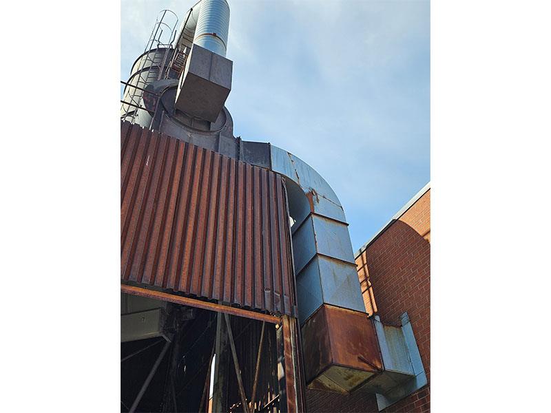 16700 cfm MacDonald Steel #26-PTFU, baghouse dust collector, 1780 sq.ft., 85 bags, 8" diameter x 120" long - Image 6