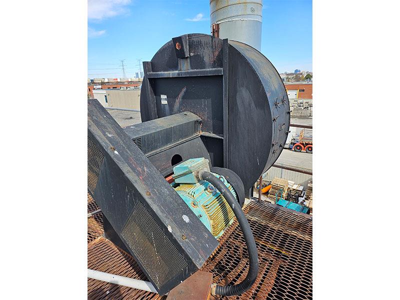 16700 cfm MacDonald Steel #26-PTFU, baghouse dust collector, 1780 sq.ft., 85 bags, 8" diameter x 120" long - Image 10