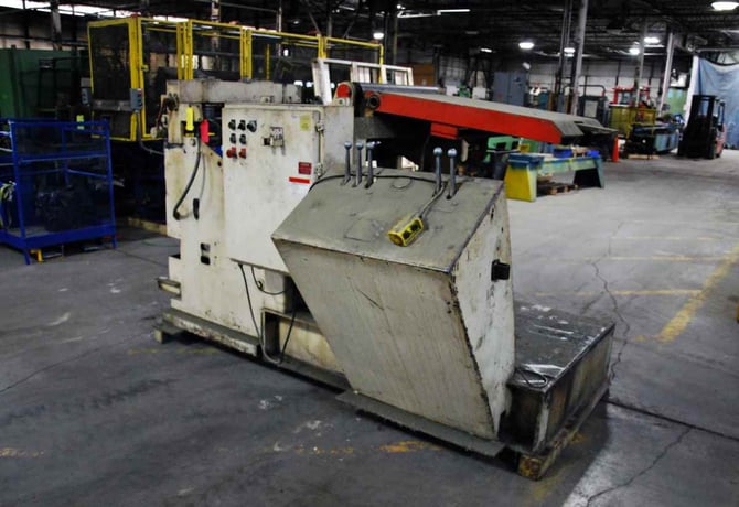 24" American Steel Line, coil peeler, 10000 lb., exit guide rolls, 1989 - Image 6