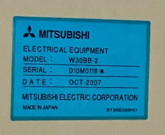 Mitsubishi #MD+PRO-II/BA8, CNC wire Electrical Discharge Machine, 12.598"X, 9.843"Y, 8.661"Z, 1.26"U & V - Image 8