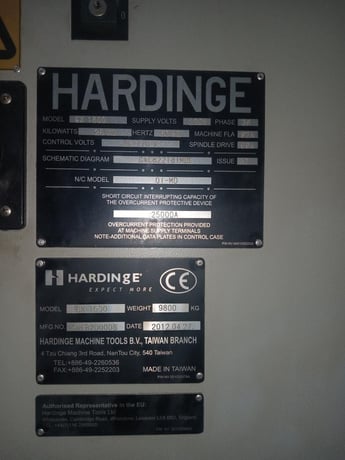 Hardinge, Bridgeport #GX1600, CNC vertical machining center, 63" X, 27.5" Y, 25" Z, 67" x27.6" table, Cat - Image 8