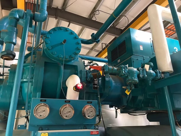 2347 cfm, 300 psig, Frick #RWF-II-399H, Rotary Screw Compressor, Aircooled Condenser Package, 800 HP, 2010 - Image 6