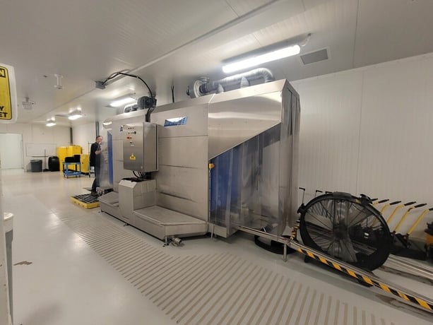 Unifortes #UNI-TW450.80.220, Dolly & Trolley Washer, 11.5' wash tunnel, 2019 - Image 7