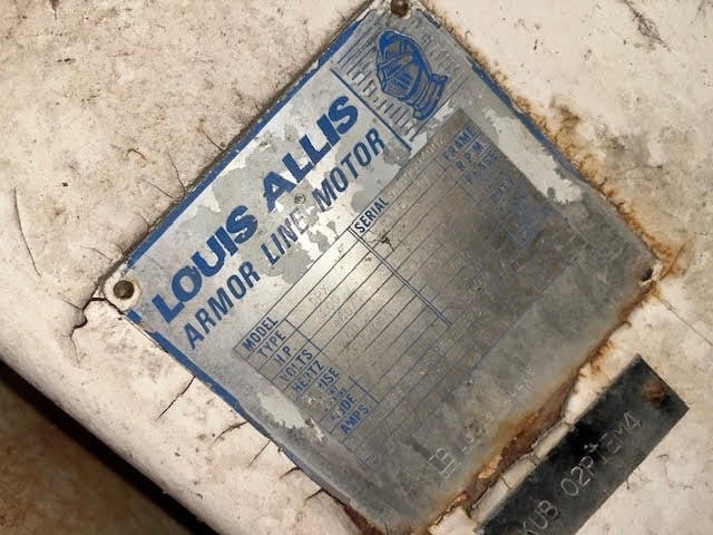 200 HP 590 RPM Louis Allis, Frame 7110V-24CS, weather protected enclosure type 1 BB, VSS, vertical solid - Image 1
