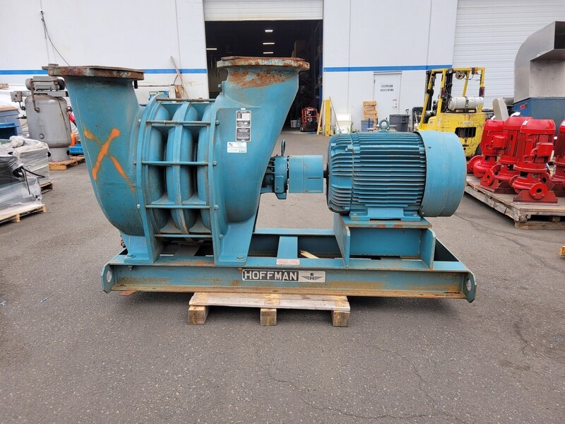 14600 cfm @ 25 psi, Hoffman #77203A, multistage centrifugal exhauster, 150 HP, 3570 RPM, 460 V., 3-phase - Image 1