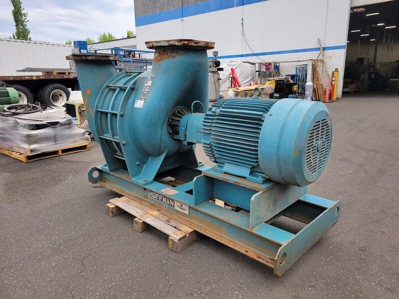 14600 cfm @ 25 psi, Hoffman #77203A, multistage centrifugal exhauster, 150 HP, 3570 RPM, 460 V., 3-phase - Image 4