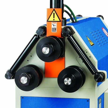 2.75" Baileigh #R-H55, angle roller, 5 HP, 220 V., 3-phase, 2.16" shaft diameter, - Image 7