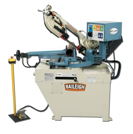 4.33" x 10.59" Baileigh #BS-260SA, semi-auto band saw, 1" blade, 66-280 FPM, 1.5 HP, 220 V., 1-phase - Image 1