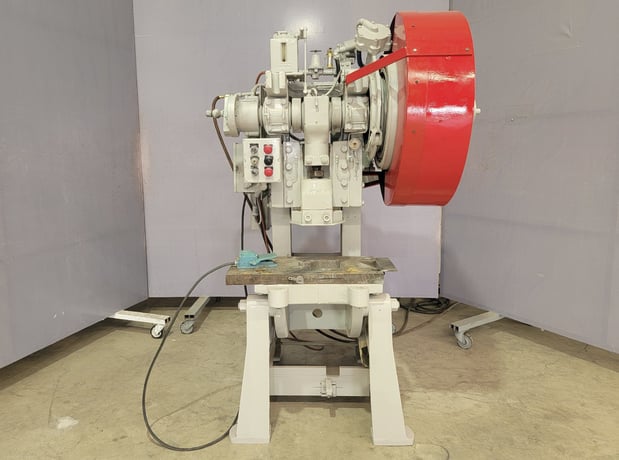 40 Ton, Harvir Mfg Co. #Fawick-LA-4177, mechanical punch, 14" x 24" table, 220 V., 3-phase - Image 4