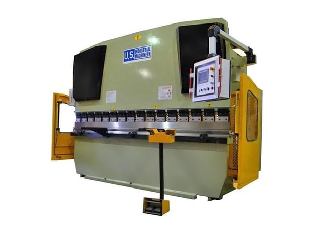 155 Ton, U.S. Industrial #USHB155-10, CNC hydraulic press brake, 10' overall, 106.2" between housing, 5.9" - Image 1