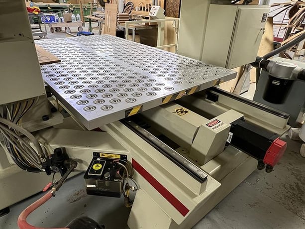 Komo #VR-508, CNC router, 5' x 8' table, 8 ATC, 18k RPM, ISO 30