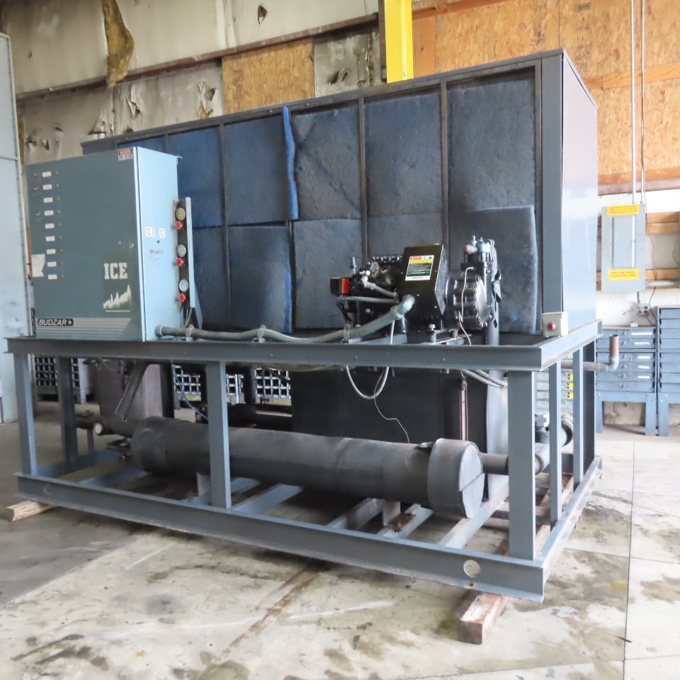 30 Ton, Budzar #AP-28S-SP, self contained air cooled chiller, 460 V., 800 BTU/Hr, R-422-B refrigerant - Image 3
