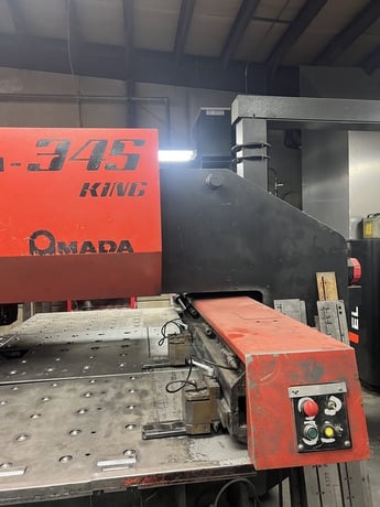 33 Ton, Amada #Pega-345-King, turret punch, Amadan 04PC, 58 stations, 1989 - Image 4