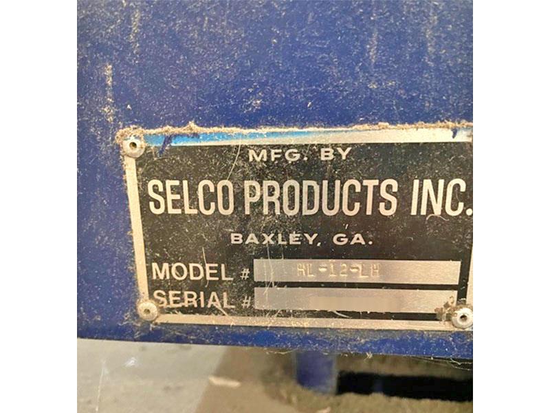 Selco #HL-12-LH, horizontal baler, 20 HP motor, 6" cylinder, 50" x 28" hopper opening, infeed conveyor - Image 10