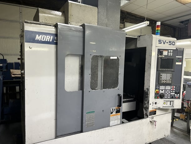 Mori Seiki #SV-50, CNC vertical machining center, 31.5" X, 20.1" Y, 20.1" Z, 10000 RPM, 20 automatic tool - Image 2
