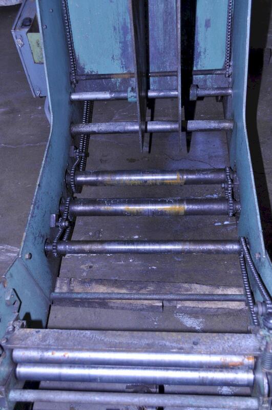 3000 lb. Rowe #3020-J, coil cradles, 20" width, 48" outside dimension, manual coil guide adj., loop Control - Image 5