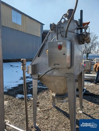 Horizon #IDC-S, Horizon Systems Bag Dump Station, Stainless Steel, integrated dust collection system, on legs - Image 3