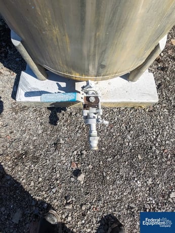 Letco Industries Mixing Tank, Stainless Steel, Dish top and sloped bottom, 2017 - Image 7