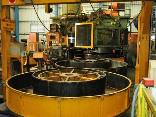 84" Marshall Richards #VNCB84, tube drawing spinner block for copper tube, right handed - Image 4