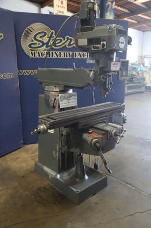 Lagun #FTV-2, heavy duty vertical mill, 9" x48" tbl., 33" X, 16" Y, 16" Z, 55-4250 RPM, R-8, variable speed - Image 7