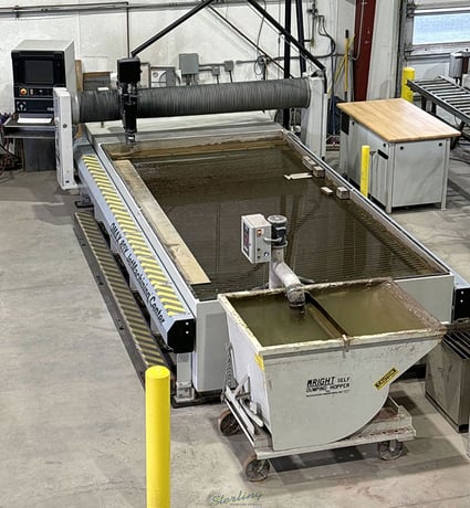 Omax #80X, waterjet cutting, 6' 8" x 13' 4" capacity, 50 HP Enduromax pump - Image 2