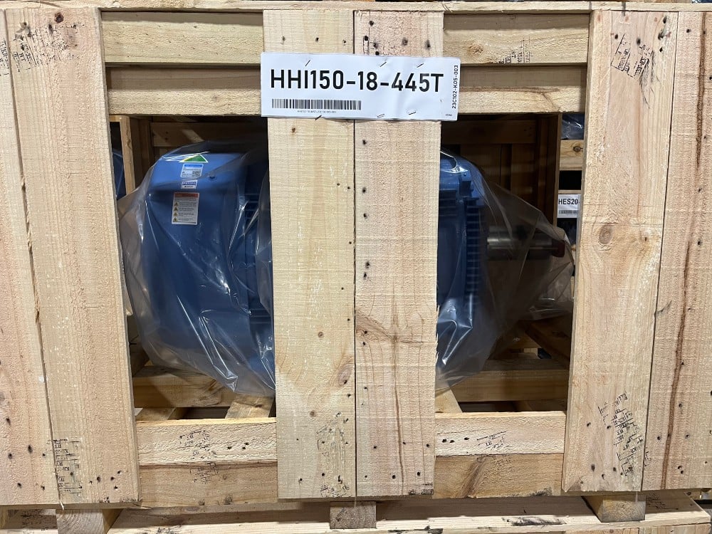 150 HP 1800 RPM Hyundai, Frame 445T, TEFC, 460 Volts - Image 1