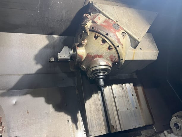 Mazak #Integrex-50-1000U, multi-taksing CNC mill turn live tool, Mazatrol T-Plus, 28" swing, 24" chuck, 1997 - Image 8