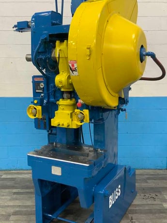 35 Ton, Bliss #C-35, OBI punch press, 3" stroke, 10-3/4" Shut Height, air clutch & brake, 5 HP - Image 2
