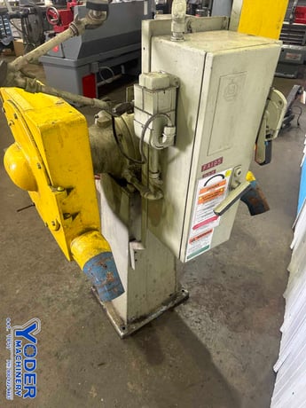 14" Cincinnati #SPL, double end pedestal grinder, 2" wheel, work rest, water tray, 3 HP - Image 9