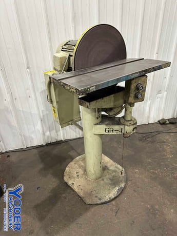 12" Delta #52-612, disc sander, 45° table tilt, 1-1/2 HP, serial #86681598 - Image 1
