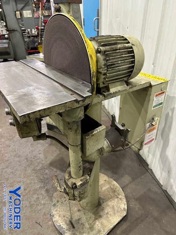 12" Delta #52-612, disc sander, 45° table tilt, 1-1/2 HP, serial #86681598 - Image 9